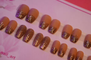 Glitter Collection Light Brown Glitter