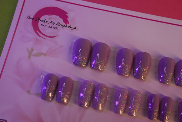 Onestroke Glitter Collection-Purple glitter