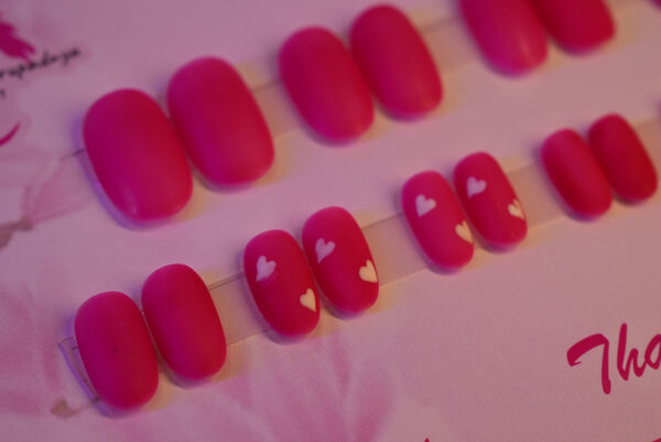 Matte - Pink -Medium Round Shape