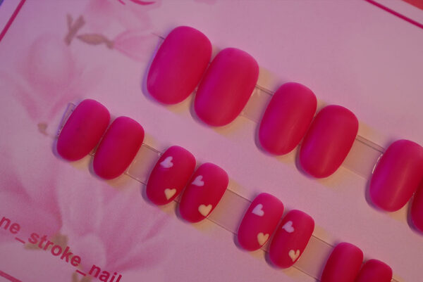 Matte - Pink -Medium Round Shape